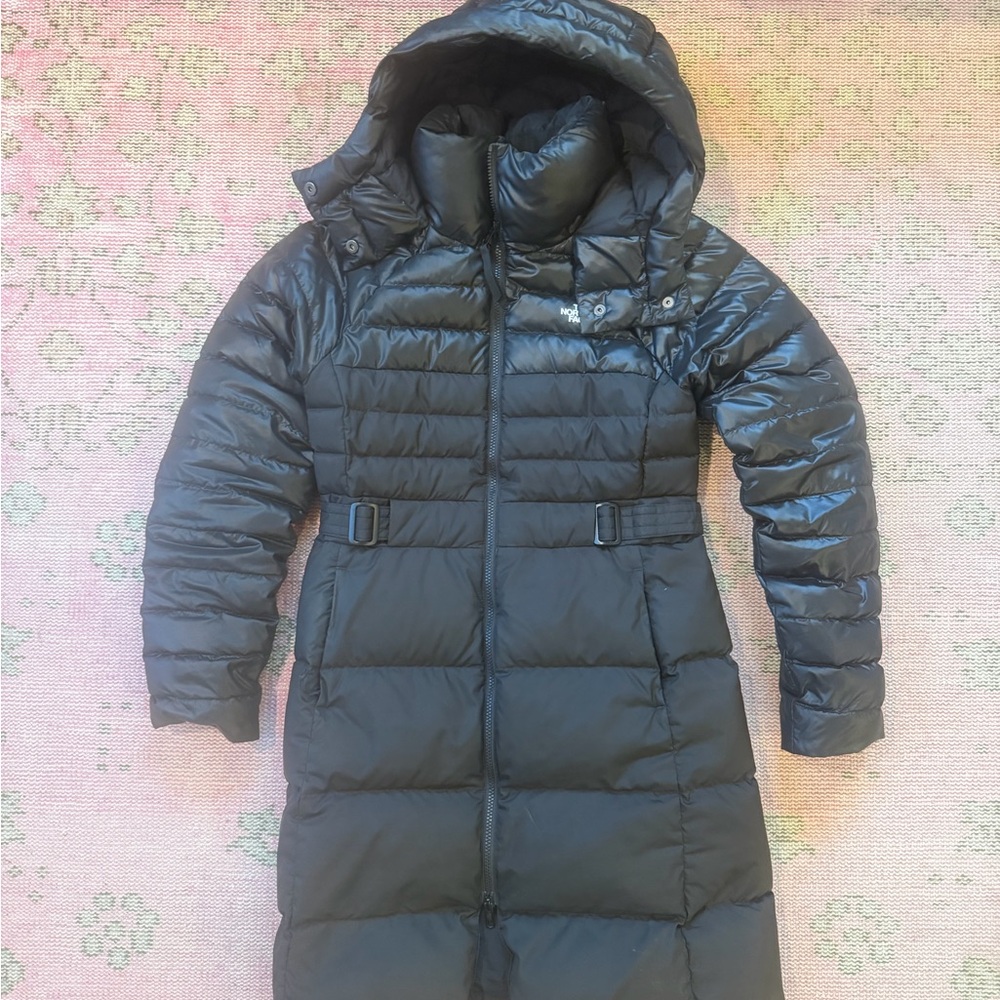 The North Face Black Puffer Jacket - The Ruby water repellent parka Size small